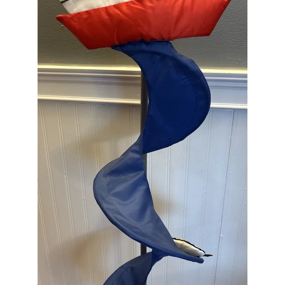 Sailboat Twist Nautical Wind Spinner‎ Windsock Lg